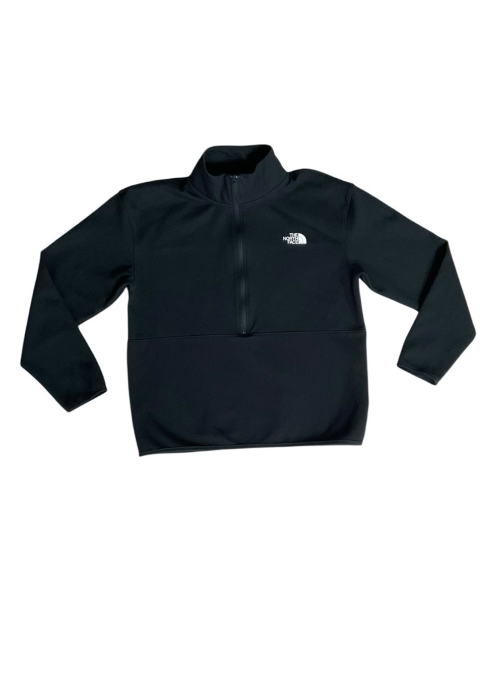 The North Face Double Knit 1/2 Zip Pullover Black Men Large like New